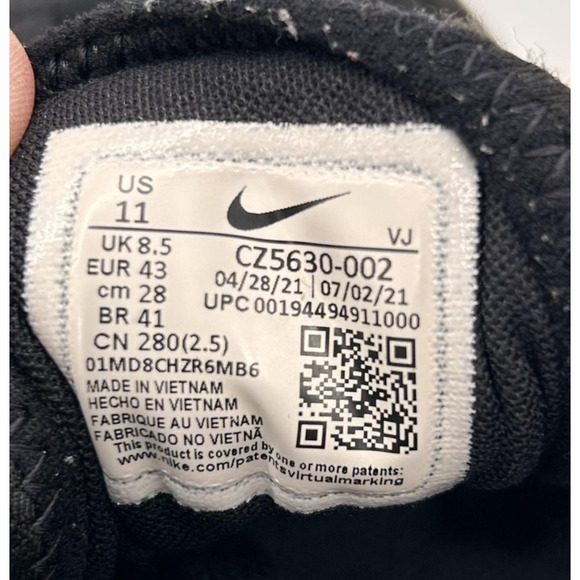 Nike Reposto Shoes Mens Size 11 Blk Running Athletic Sneakers Just‎ Do It CZ5630 - Picture 10 of 10